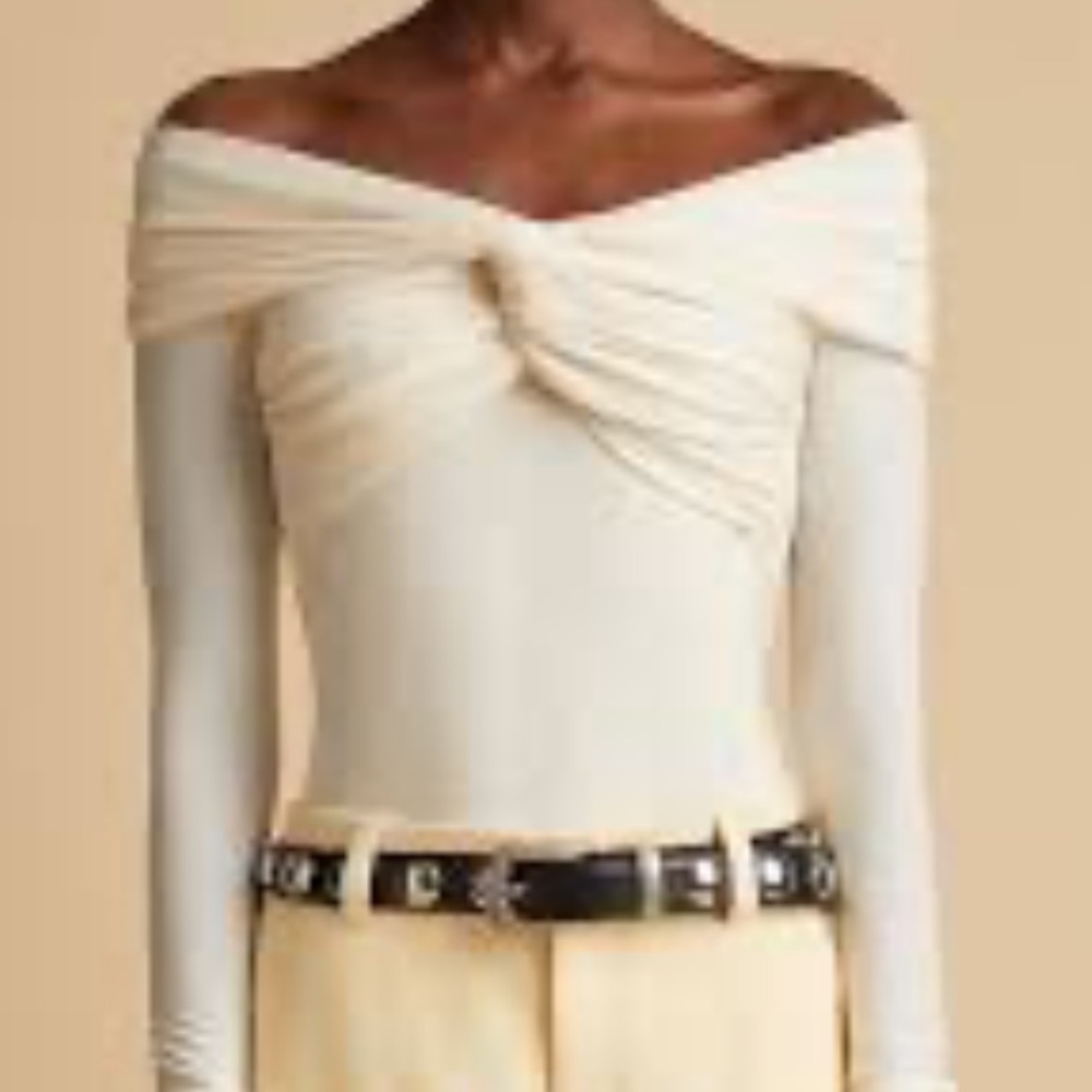 Khaite Cibo Bodysuit Cream